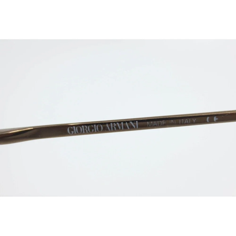 Giorgio Armani 1033 1138 Bronze Oval Metal Eyeglasses Frames Italy 48-19-125